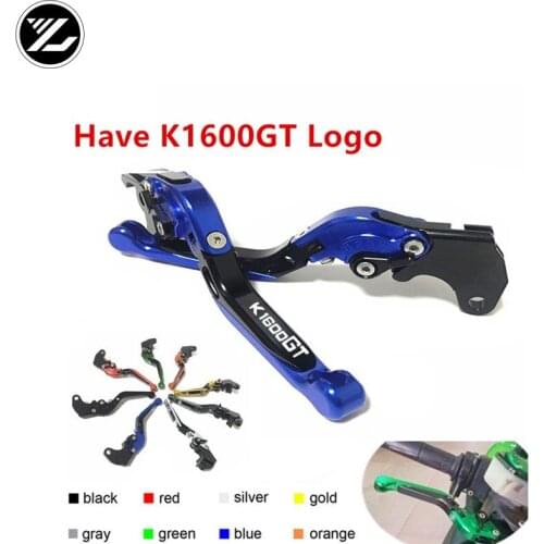 K1600GT LOGO For BMW K1600GT 2017 2018 Motorcycle Adjustable Folding Extendable Brake Clutch Lever