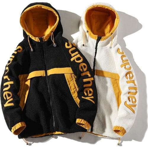 Winter leisure loose Han edition lambs wool jacket men