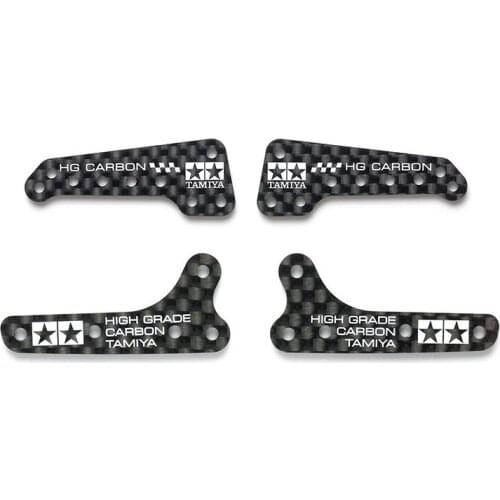 10Pairs 95453/15490/95601/94970 1.5mm Carbon Side Stays AR/MA/VZ/FMA Middle Wing Reinforcing Plate Tamiya Mini 4WD Car