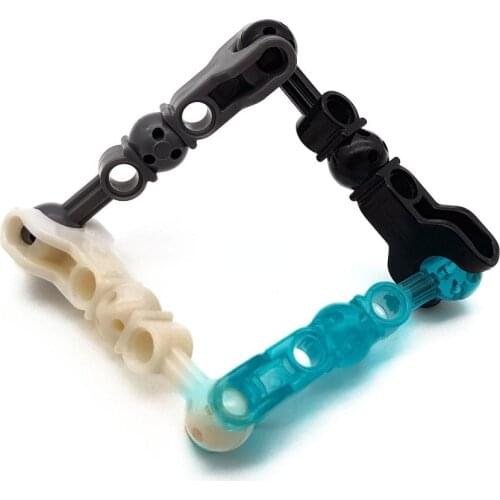 100pcs/lot Kennie DIY MOC Building Blocks Compatible with Constraction part NO.90607 Beam A 7M BallCup d=10.2