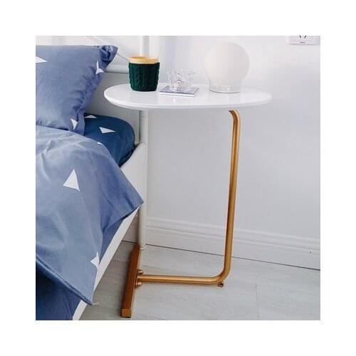 2020New Minimalist Small Desk Home Sofaside Furniture Round Coffee Table for Living Room Small Bedside Table Design End Table