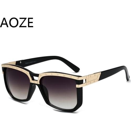 2021 Fashion Brand Design Classic grandmaster Four Style Retro Gradient Lens Sunglasses Men Vintage Square Sun Glasses Oculos