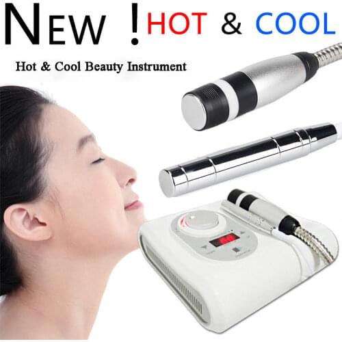 Hot Cold Hammer Skin Cool Lifting Cryotherapy Facial Equipment / Cryo Electroporation Face Beauty Products