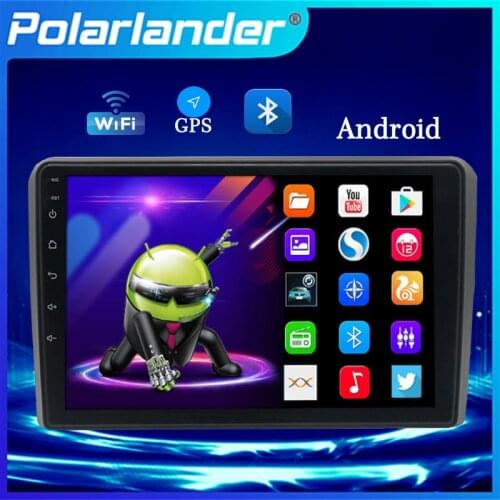 Car Radio 2 Din Android 1G+16G WIFI 9 Inch GPS Bluetooth 5.0 MP5 Player Multimedia Stereo Touch Screen For Audi A3 A4 2002-2012