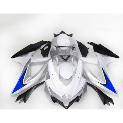 Free Custom Injection mould fairings kit for SUZUKI GSX R600 750 2008-2010 K8 GSXR750 R600 08 09 10 motorcycle fairing body work