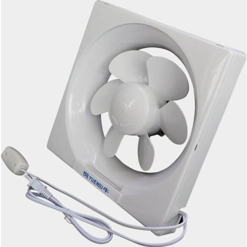 Silent Extractor Exhaust Fan 220V Home Hotel Glass Windows Wall Hang Kitchen Bathroom Toilet Ventilation Exhaust Fan