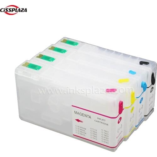 CISSPLAZA refill ink cartridge For Workforce pro WP-4011 WP-4511 WP-4521 WP-4531 WP-4092 T6771 T6772 T6773 T6774 T6781 - T6784