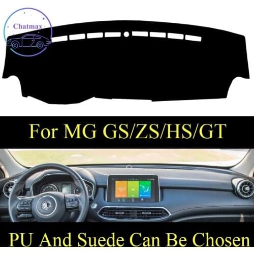 Customize For MG GS 15-19/ZS/HS/GT Dashboard Console Cover PU Leather Suede Protector Sunshield Pad