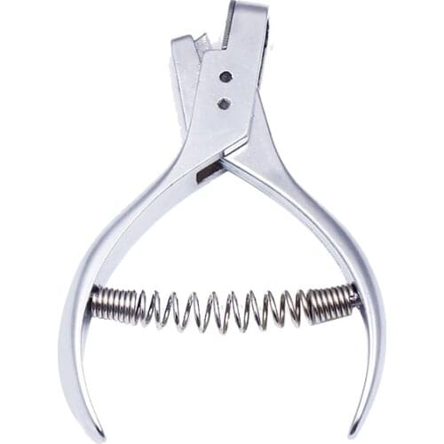 HLZS-Home DIY Garment seam Pattern Notcher Pro Designer Tailors Steel Sewing Pliers Punch Maker Pattern Hole Notches Punch Too