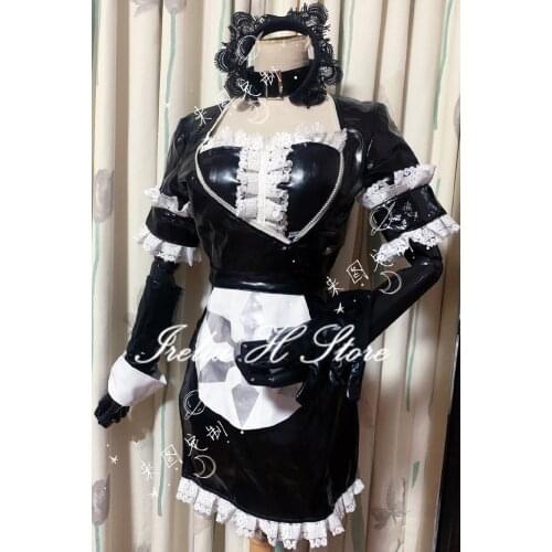 Irelia H Store Figure Maid Ayanami Rei Maid Dress Cosplay Costume Dress female Custom made/size