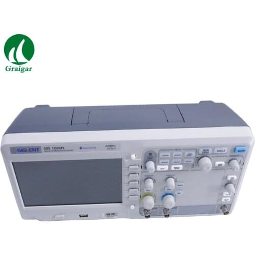 Free Shipping SDS1202CFL Compact Desktop Dual-channel Digital Oscilloscope 200 MHz Bandwidth