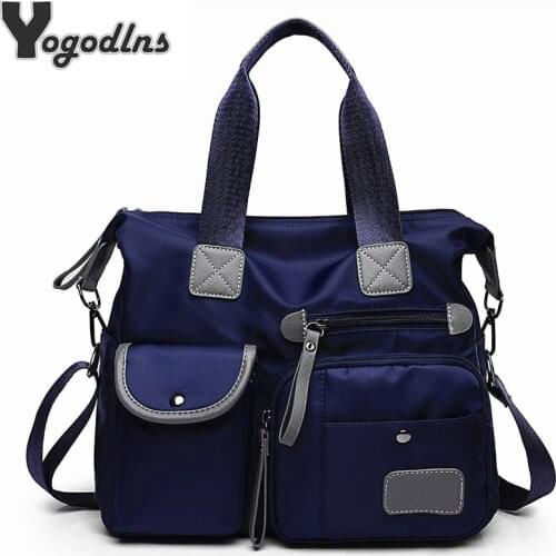 Multifunction Luggage Handbags for Women Large Pocket Casual Tote Nylon Waterproof Crossbody Shoulder Bags Totes Bolsa Feminina