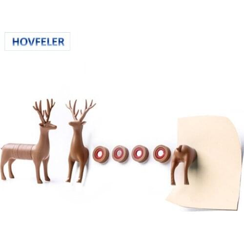 Cartoon Creative Dachshund Deer Fridge Magnets Whiteboard Animal Refrigerator Magnetic Sticker Home Decoration Accessories Gift