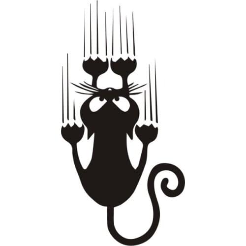 Cartoon Style Cat Vinyl Wall Stickers For Kids Room Decoration Accessories Wall Decals Art Wall Decor Stickers Mural