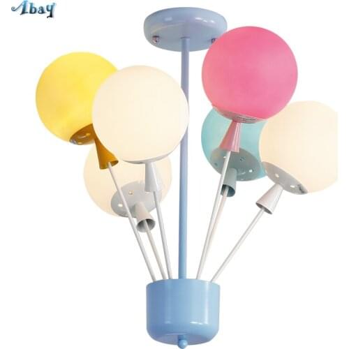 Nordic Creative Balloon Ceiling Lights for Living Room Kindergarten children Bedroom light fixtures kids home deco Led hang lamp
