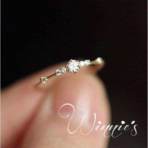 Engagement Alloy Rings For Women Rose Gold 2019 Trendy White 4/5/6/7/8/9/10/11 Party Womens Ring Alloy Jewelry