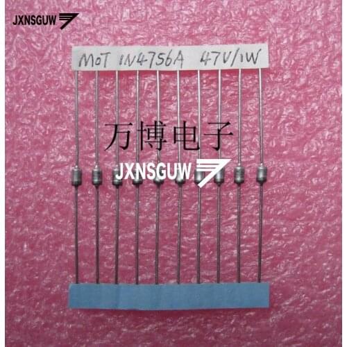 20PCS Original MOT Zener diode 1N4756 1N4756A DO-41 47V 1W Diode 4756