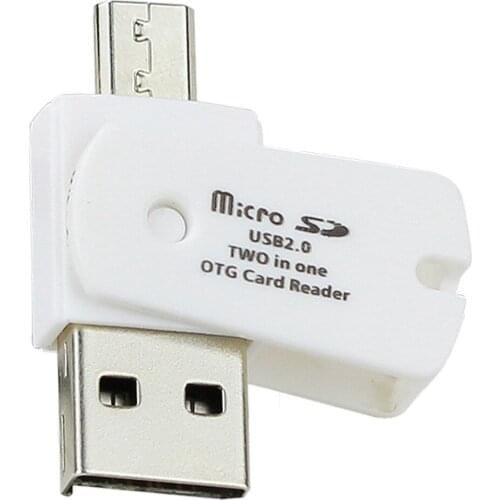 OTG Micro USB/SD/TF/USB 2 In 1 For Android Phone Xiaomi Huawei Reader Adapter High Quality USB 2.0 Micro 2021 Converter Adapter