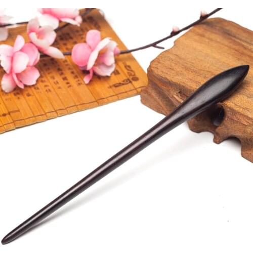 Natural sandalwood hair stick Handmade vintage jewellery Charm Bridal hair accessories 2019 new head jewelry for women