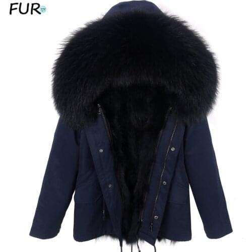 2021 new fox fur coat parkas winter jacket coat Man waterproof parka big real fur collar natural fox fur liner long outerwear