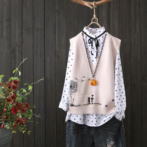 Pateekate Women's Knitted Vests China