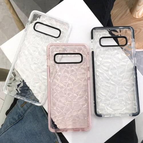 Diamond Transparent Case For Samsung Galaxy S8 S9 Plus S10 Lite S10E S7 Edge Cover