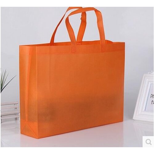 Promotional shiny laminated shopper tote non-woven bag