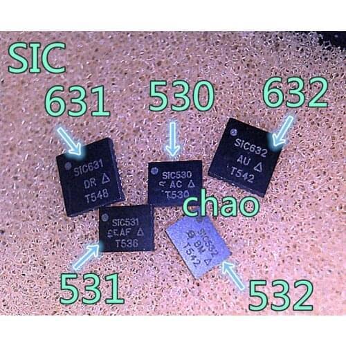 SIC632 SIC531 SIC530 SIC532 SIC631 SIC634 SIC533 QFN