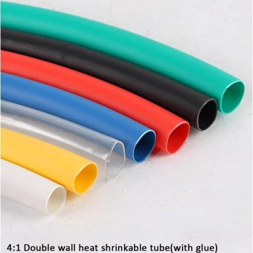 Heat Shrink 4:1 Heatshrink Tube Cable Wire 4 - 20 mm Electrical Sleeving White