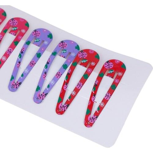 10Pcs hair clip snaps hairpin girl baby kid hair bow accessories gift decoration