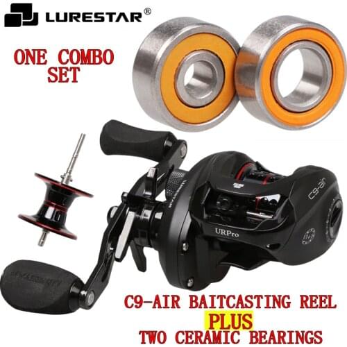 153g C9-Air Baitcasting Fishing Reel Plus Ceramics Bearings One Discounted Set