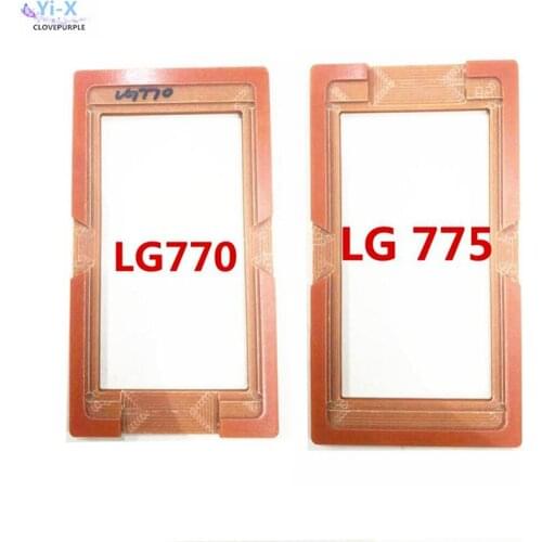 2pcs/lot Glue LCD Outer Glass Screen Mould Molds Holder For LG LS 770 775