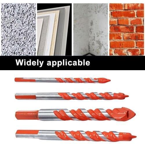 4Pcs Multifunctional Ultimate Drill Bits Ceramic Glass Punching Hole Working Electric Dril Set Accessory Power Tools 6/8/10/12mm