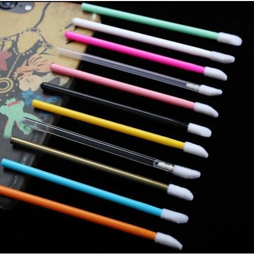50/100pcs Makeup Disposable Lip Brush Soft Lipstick Gloss Brushes Pencil Wands Applicator