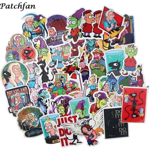 A4097 Patchfan 36pcs Cartoon Toy Sticker for DIY scrapbooking album Luggage Laptop Phone Decals Sticker For Kids