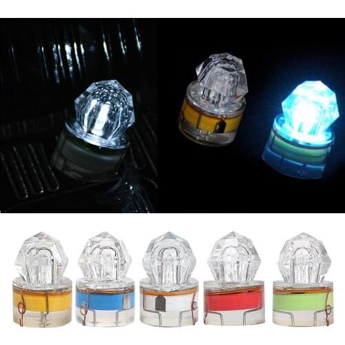 Auto LED Fish Light Lighting Deep Drop Fish Finder Attracting Lamp Lure Baits Freshwater Saltwater Underwater Flasher Strobe