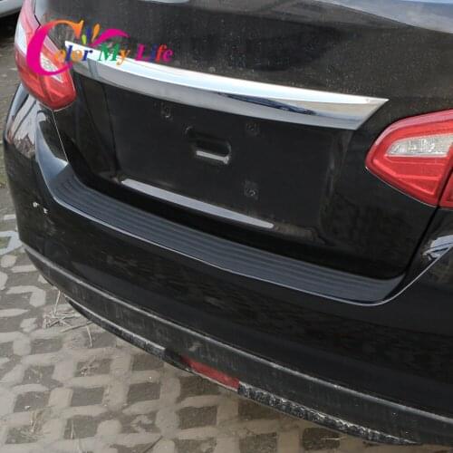 Car Styling for Volvo S60 V60 S80 S40 XC60 CX70 XC90 Car Rubber Rear Guard Bumper Protector Trim Sticker Cover Accessories