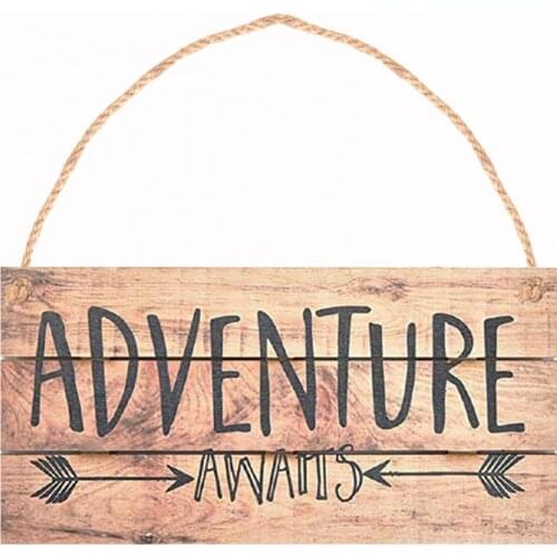 80% Hot Sale Wooden Shop Signs Letter Print Hanging Plate Ornament Party Door Decoration Prop Home Decor