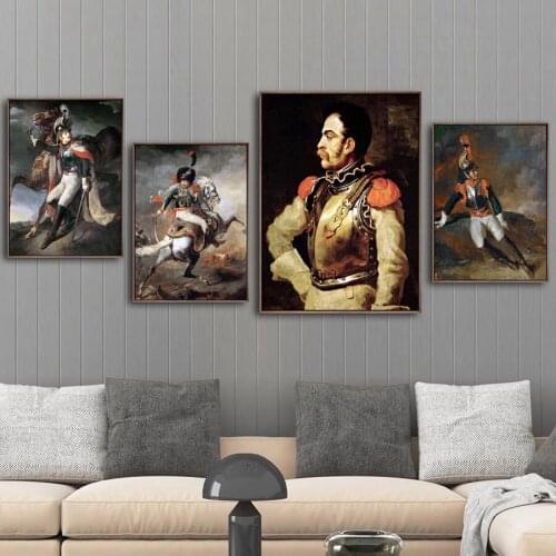 Home Decoracion Posters Painting Pictures Paintings Canvas Wall Pictures for Living Room French Theodore Gericault