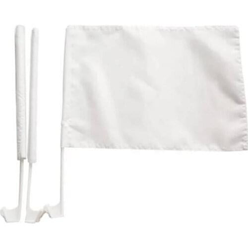 Blank Car Flag Window And Banners Design Logo 100 D Polyester 30x45cm Mini Vehicle Parade Advertising Flying Single And Double