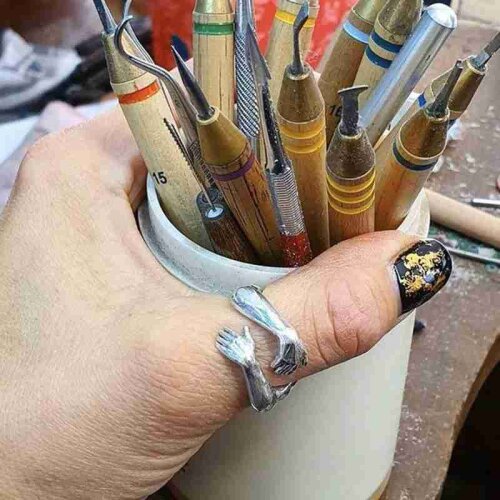 Creative fashion two-handed ring new products in 2021
