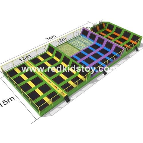 Best China Indoor Bungee Trampoline CE Certified Gymnastic Fitness Trampoline for Adults HZ-LG005