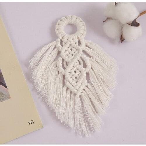 Macrame Door Handle Swing Rope Wall Hanging Decorative Colored for Boho Home Decor Party Supplies Baby Shower Nursey Dor