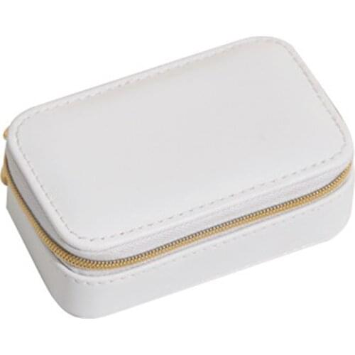 Small Jewelry Box,Portable Travel Jewelry Box Organizer Display Storage Case for Rings and Earrings