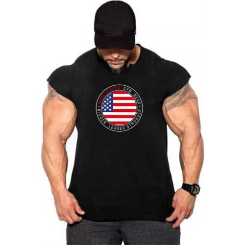 Aesthetixera Gyms Men Tank Tops Print Fitness Fitness Vest Workout Stringer Clothing Brand Tops Sleeveless Bodybuilding Shirt