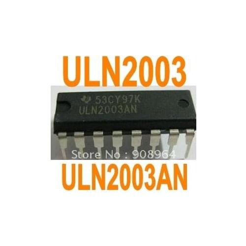 New and orignal ULN2003 ULN2003AN ARRAY-7 NPN Darlington Transistors DIP
