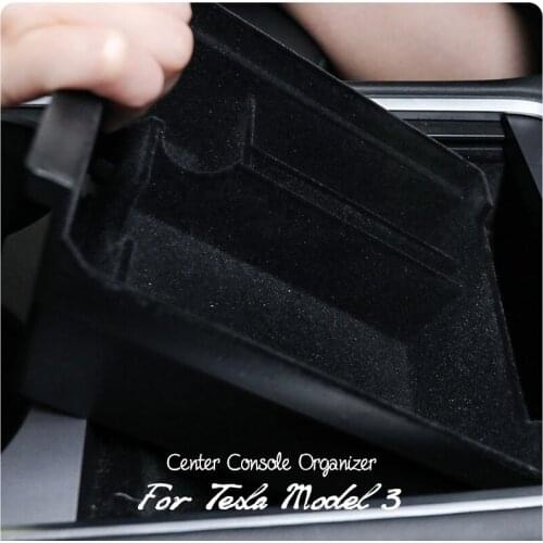Central Console Organizer Insert Secret Tray Armrest Storage Box for Tesla model 3 2021 Car Accessories