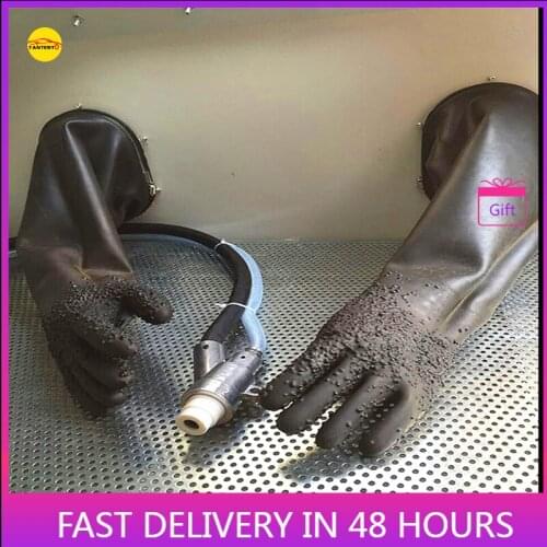 Sandblasting Gloves With Anti-slip Particles
