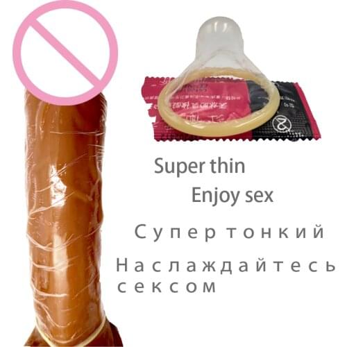 50/100 Pieces Natural Latex Condom Condoms For Men Ultra-thin Preservativos Safe Sex For Couples Sex Tools For Men