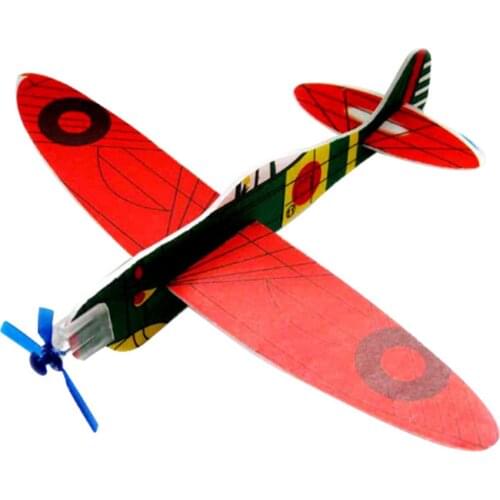 DIY Aircraft Airplane DIY Model Toy Throwing Foam Aircraft Toy Hand Throw Flight Glider Assembly Model Hand Throwing Easy To Use